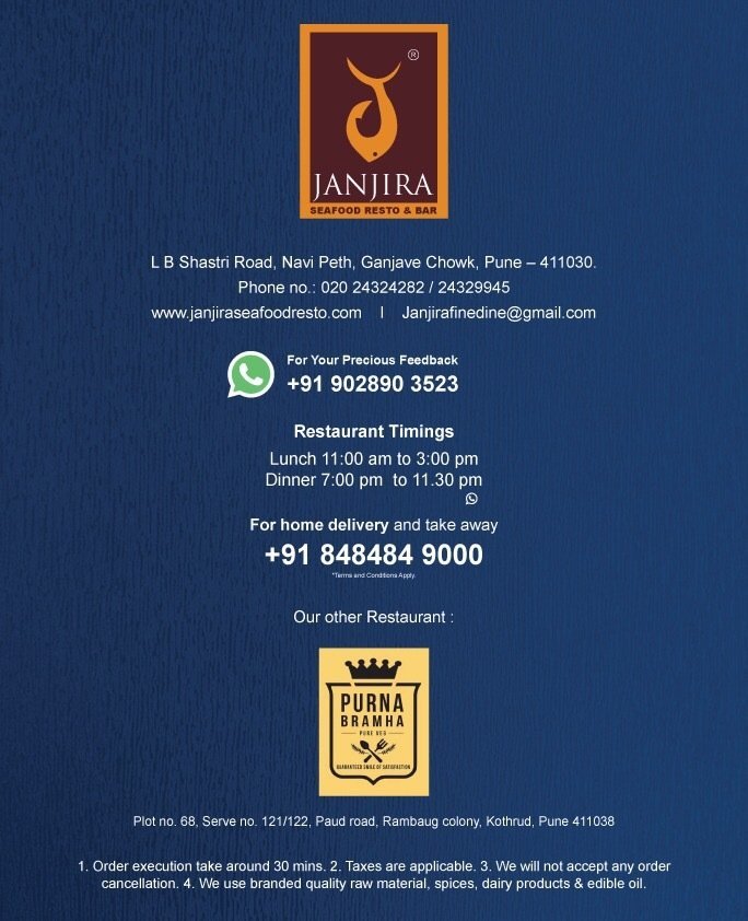 Janjira Sea Food Resto & Bar - Navi peth - Pune image 9