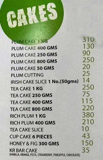 KR Bakes - Singanallur - Coimbatore image 1