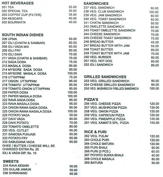 Kamat Hotel - CST - Mumbai image 1