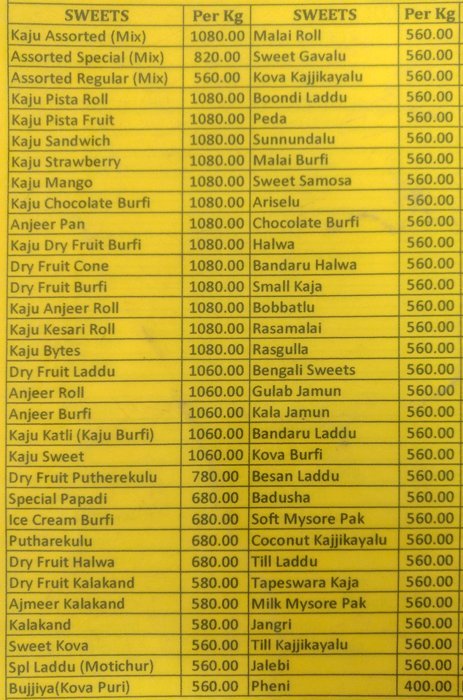 Keshav Reddy Sweets - Madhapur - Hyderabad image 1