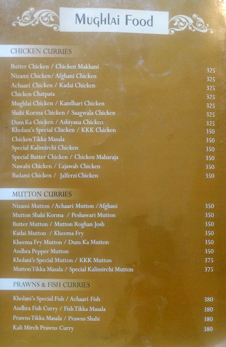 Kholani's - Tolichowki - Hyderabad image 5