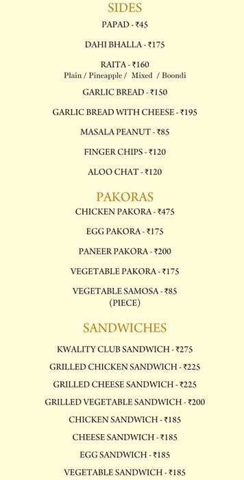 Kwality - Connaught Place - Delhi image 17