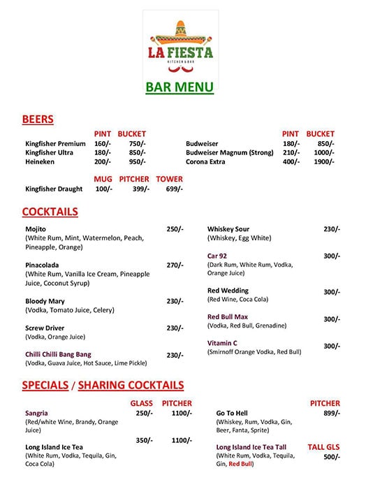 La Fiesta Kitchen & Bar - Viman Nagar - Pune image 5