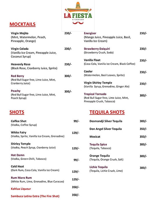 La Fiesta Kitchen & Bar - Viman Nagar - Pune image 4