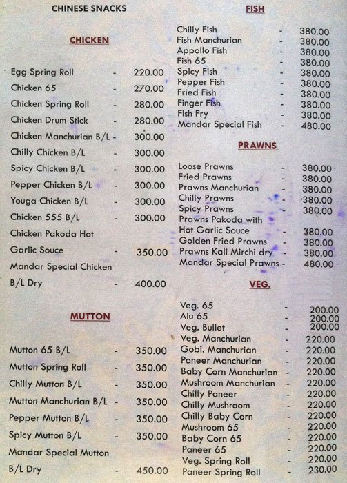 Mandar Restaurant - Tolichowki - Hyderabad image 20