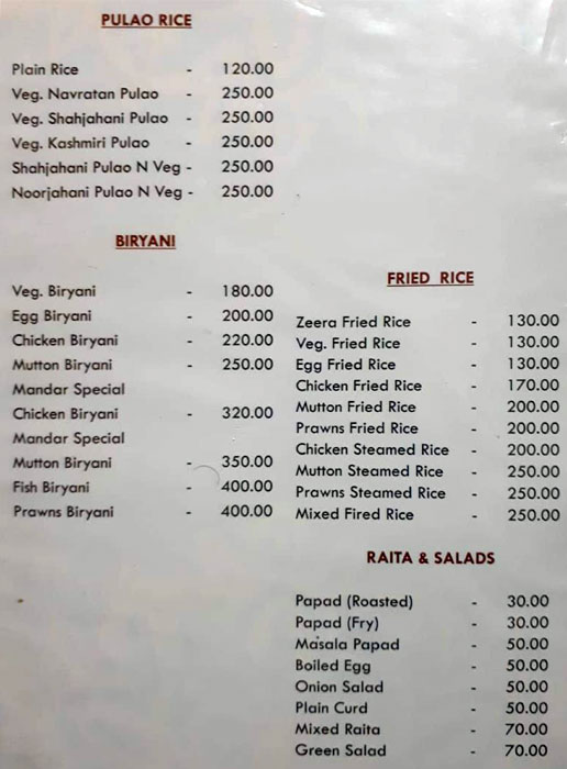 Mandar Restaurant - Tolichowki - Hyderabad image 5