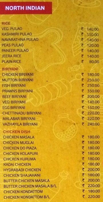 Marhaba Restaurant - Town Tower Hotel - Palayam - Trivandrum image 8