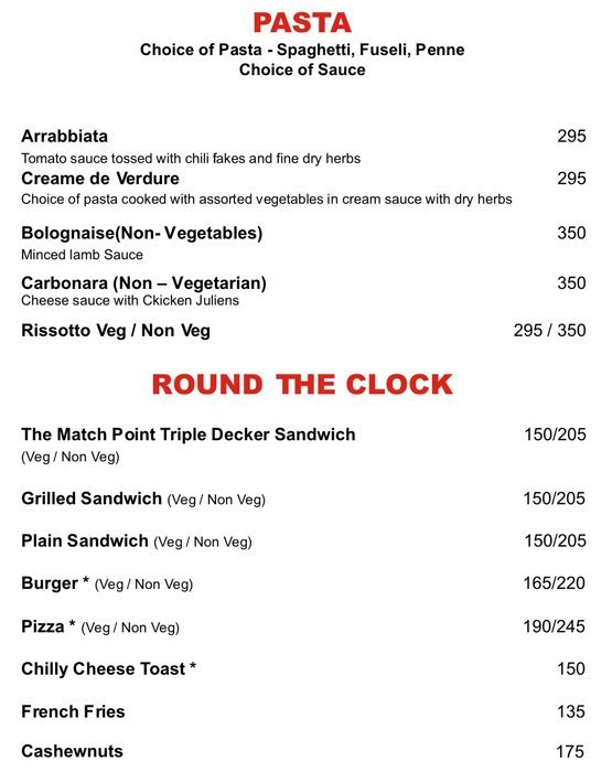 Matchpoint Restaurant - Maple Leaf - Lalbagh - Lucknow image 3