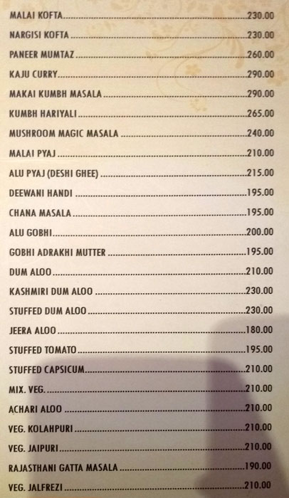 Menu Restaurant - Kotra - Ajmer image 12