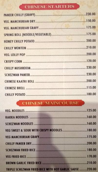 Menu Restaurant - Kotra - Ajmer image 8