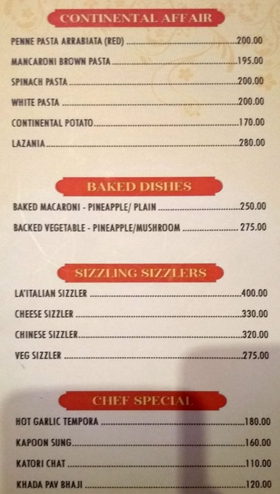 Menu Restaurant - Kotra - Ajmer image 15