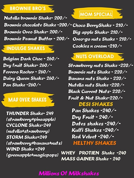 Millions Of Milkshakes - Anna Nagar West - Chennai image 2