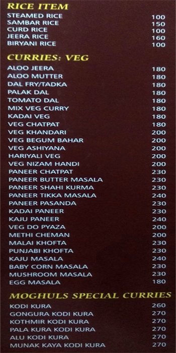 Moghuls Paradiez Biryani House - SR Nagar - Hyderabad image 12