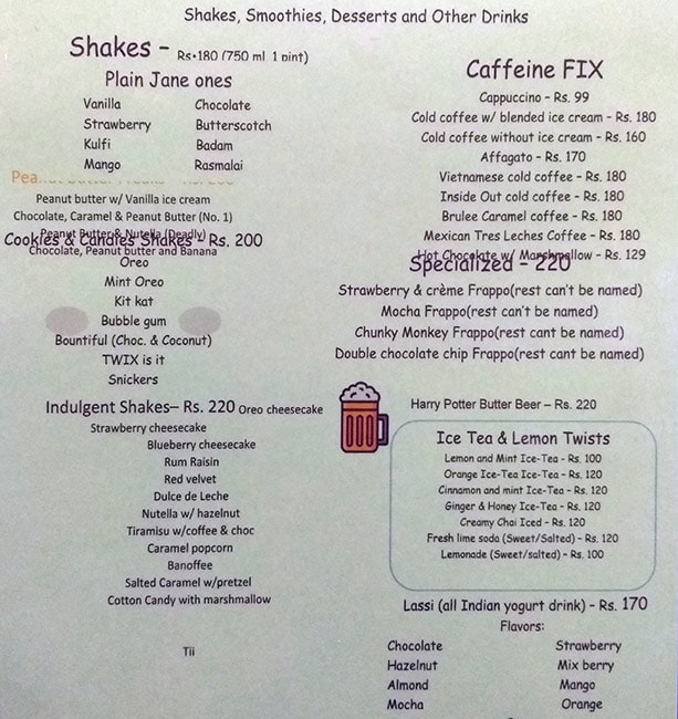 Morellos - (Mess) Merising Shakes - Sector 50 - Gurgaon image 3