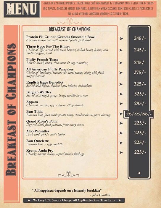 Motoziel Cafe & Brewery - Sector 50 - Gurgaon image 9