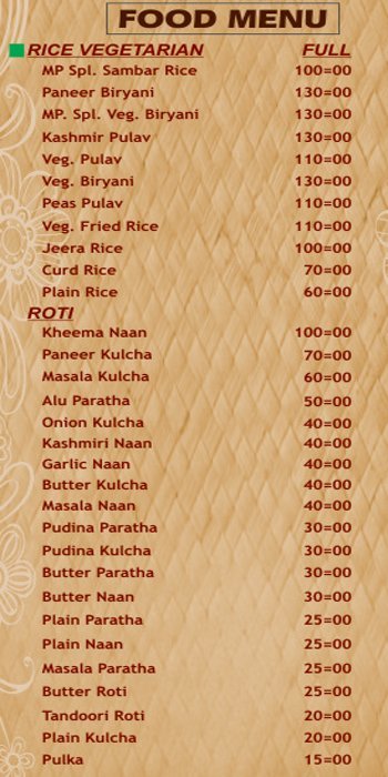 Mount Paradise Restaurant - S D Road - Secunderabad image 22