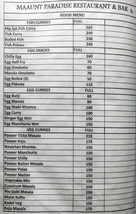 Mount Paradise Restaurant - S D Road - Secunderabad image 11