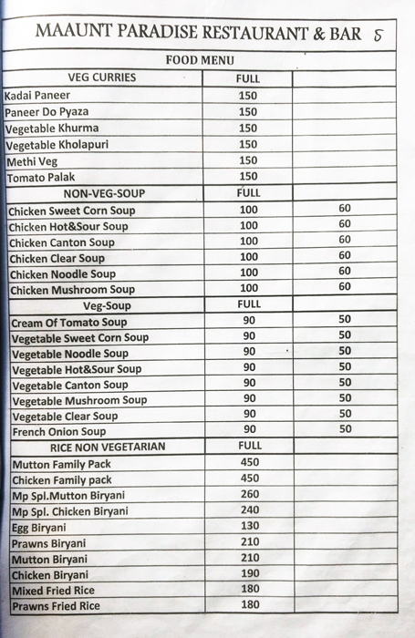 Mount Paradise Restaurant - S D Road - Secunderabad image 13