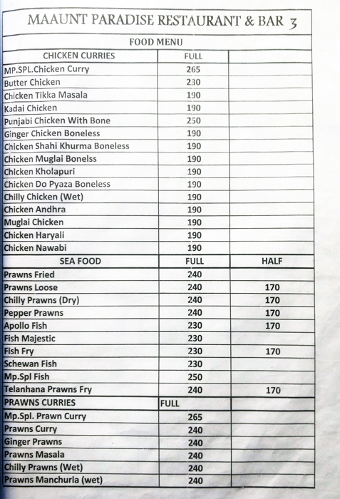 Mount Paradise Restaurant - S D Road - Secunderabad image 12