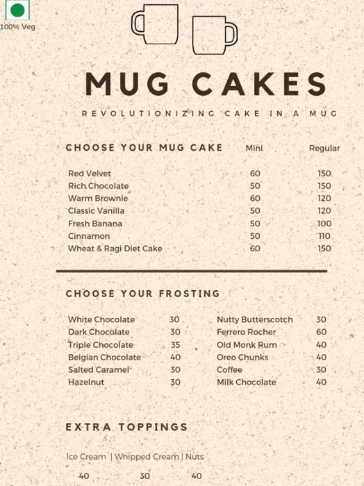 Mug Cakes - Kilpauk - Chennai image 2