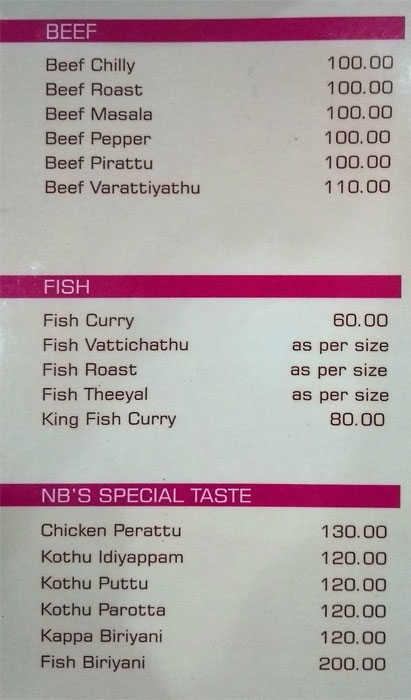 NB Food Way - Palayam - Trivandrum image 4