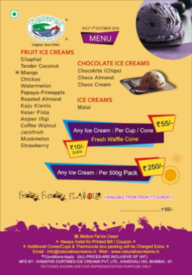 Natural Ice Cream - Lokhandwala - Andheri - Mumbai image 1