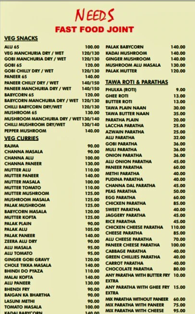 Needs Fast Food Joint - Begumpet - Hyderabad image 3