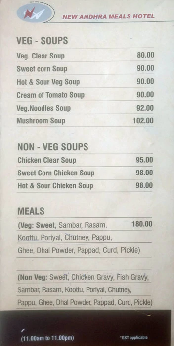 New Andhra Meals Hotel - Valasaravakkam - Chennai image 8