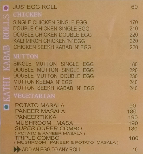 Nizam's Kathi Kabab - Connaught Place - Delhi image 1