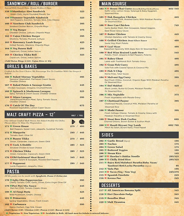 Nowhere Terrace Brewpub Cafe - CrossPoint Mall - DLF Phase 4 - Gurgaon image 5