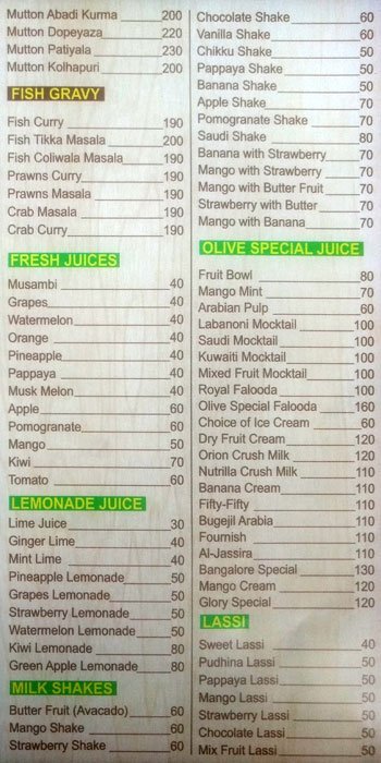 Olive Garden - Kalyan Nagar - Bangalore image 2