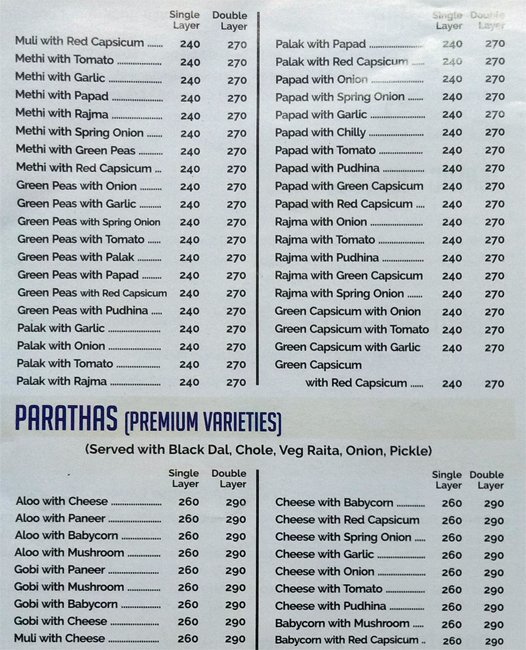 Only Parathas - Seawoods Grand Central Mall - Seawoods - Navi Mumbai image 6