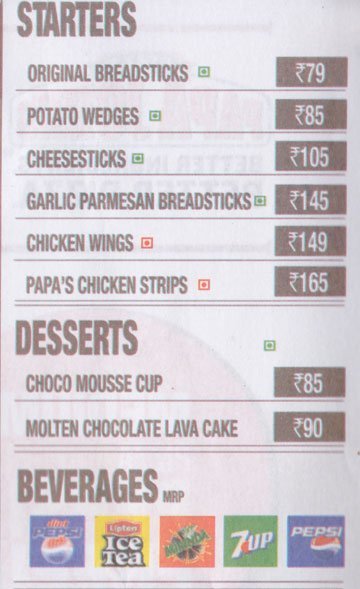 Papa Johns - Koramangala - Bangalore image 3