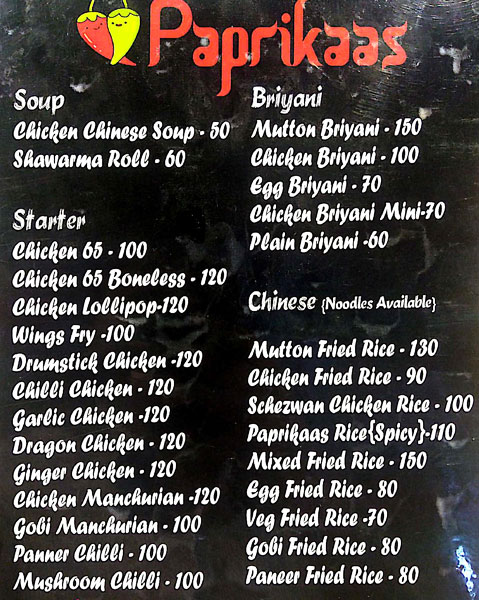 Paprikaas Restaurant - Ashok Nagar - Chennai image 1