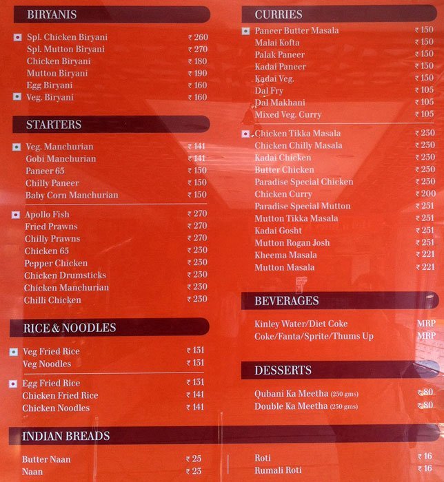 Paradise Take Away - Masab Tank - Hyderabad image 8