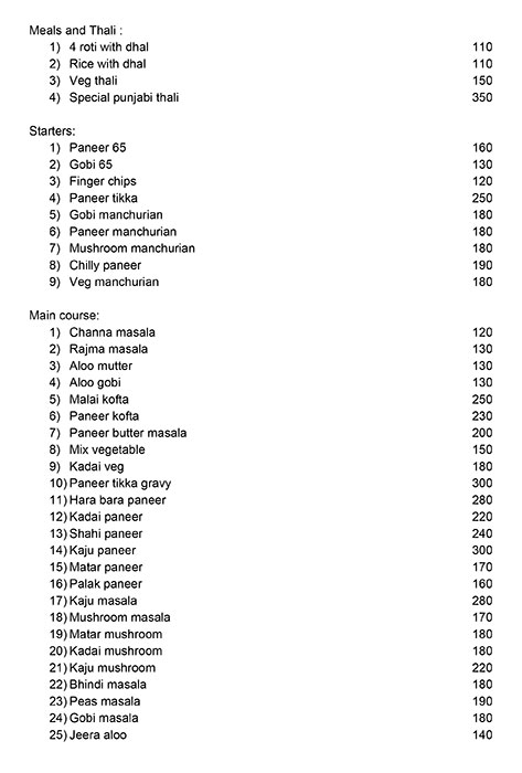 Punjabi Family Restaurant - Selaiyur - Chennai image 1