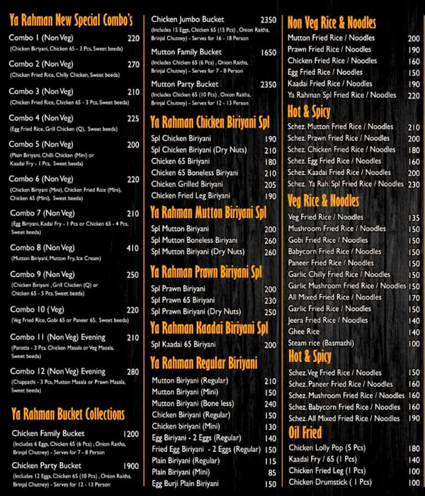 Rahman Biriyani - Ramapuram - Chennai image 1