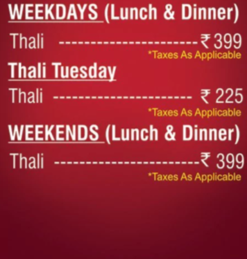 Rajdhani Thali Restaurant - Banjara Hills - Hyderabad image 2