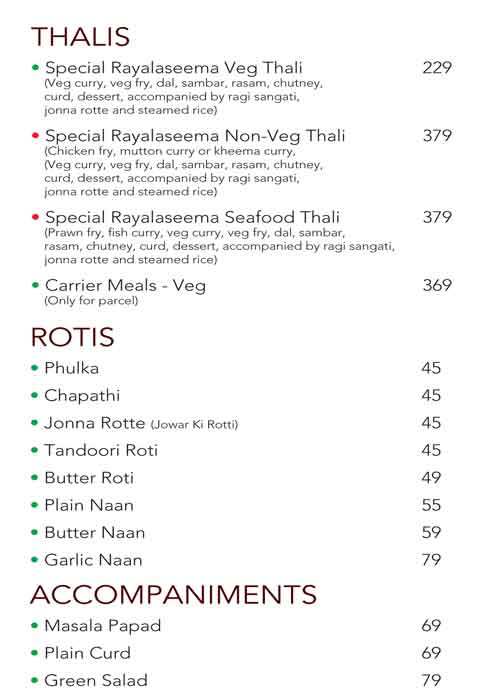 Rayalaseema Ruchulu - Ameerpet - Hyderabad image 12