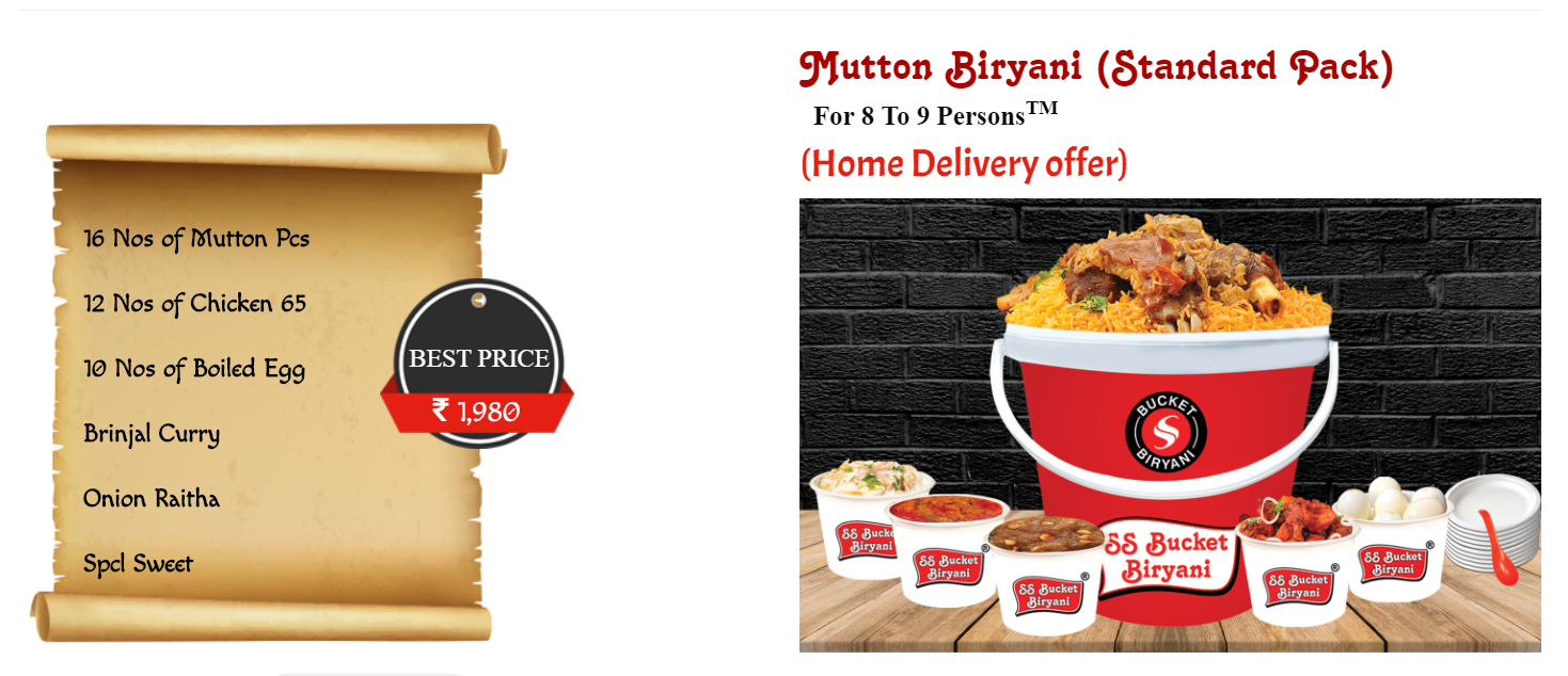 SS Hyderabad Biryani - Kodambakkam - Chennai image 1