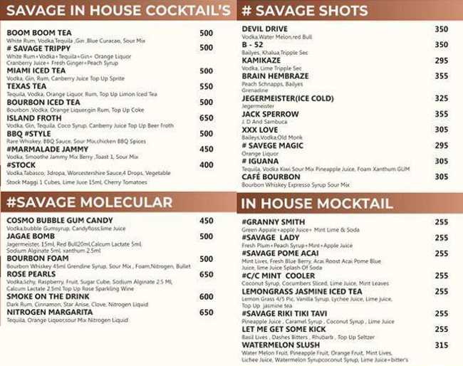 #Savage Bar & Kitchen - Juhu - Mumbai image 1