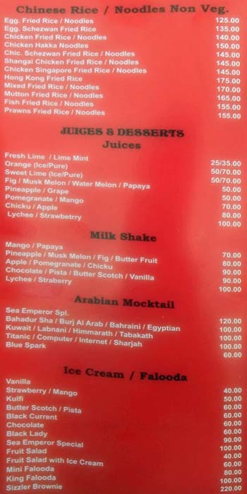 Sea Emperor's Night Kitchen - Madipakkam - Chennai image 2