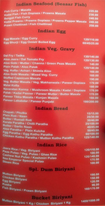 Sea Emperor's Night Kitchen - Madipakkam - Chennai image 4