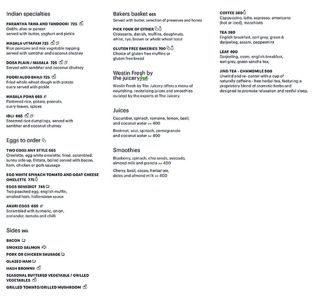 Seasonal Tastes - The Westin Gurgaon - Sector 29 - Gurgaon image 1