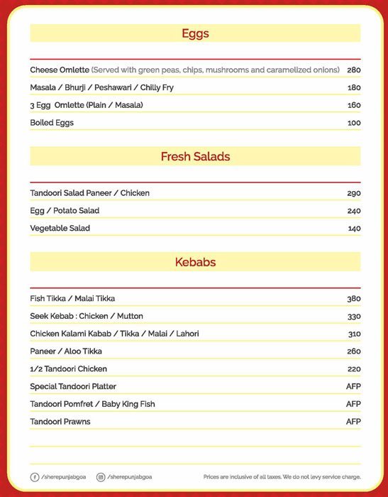 Sher E Punjab Restaurant - Panjim - Goa image 15