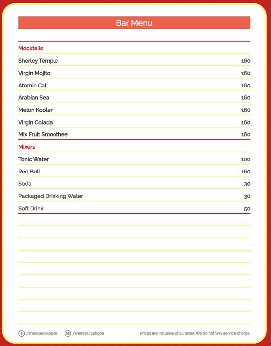 Sher E Punjab Restaurant - Panjim - Goa image 2