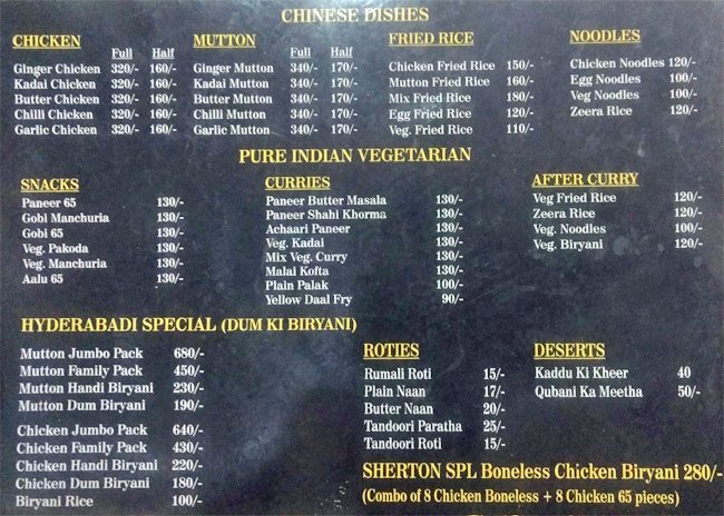 Sherton Restaurant - Amberpet - Hyderabad image 2