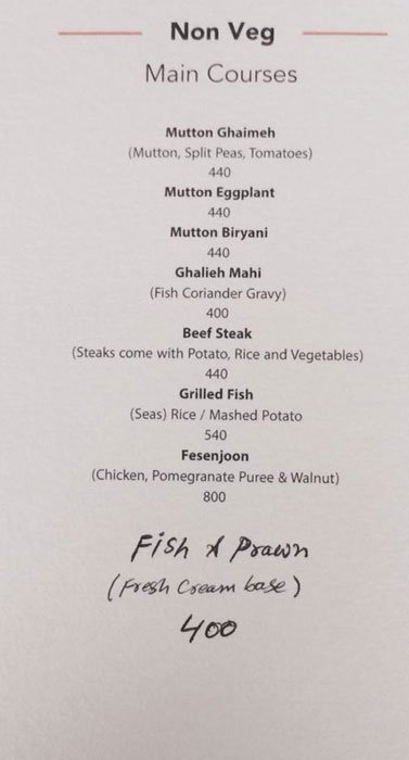 Shiraz Art Cafe @ Tryst - Neelangarai - Chennai image 8