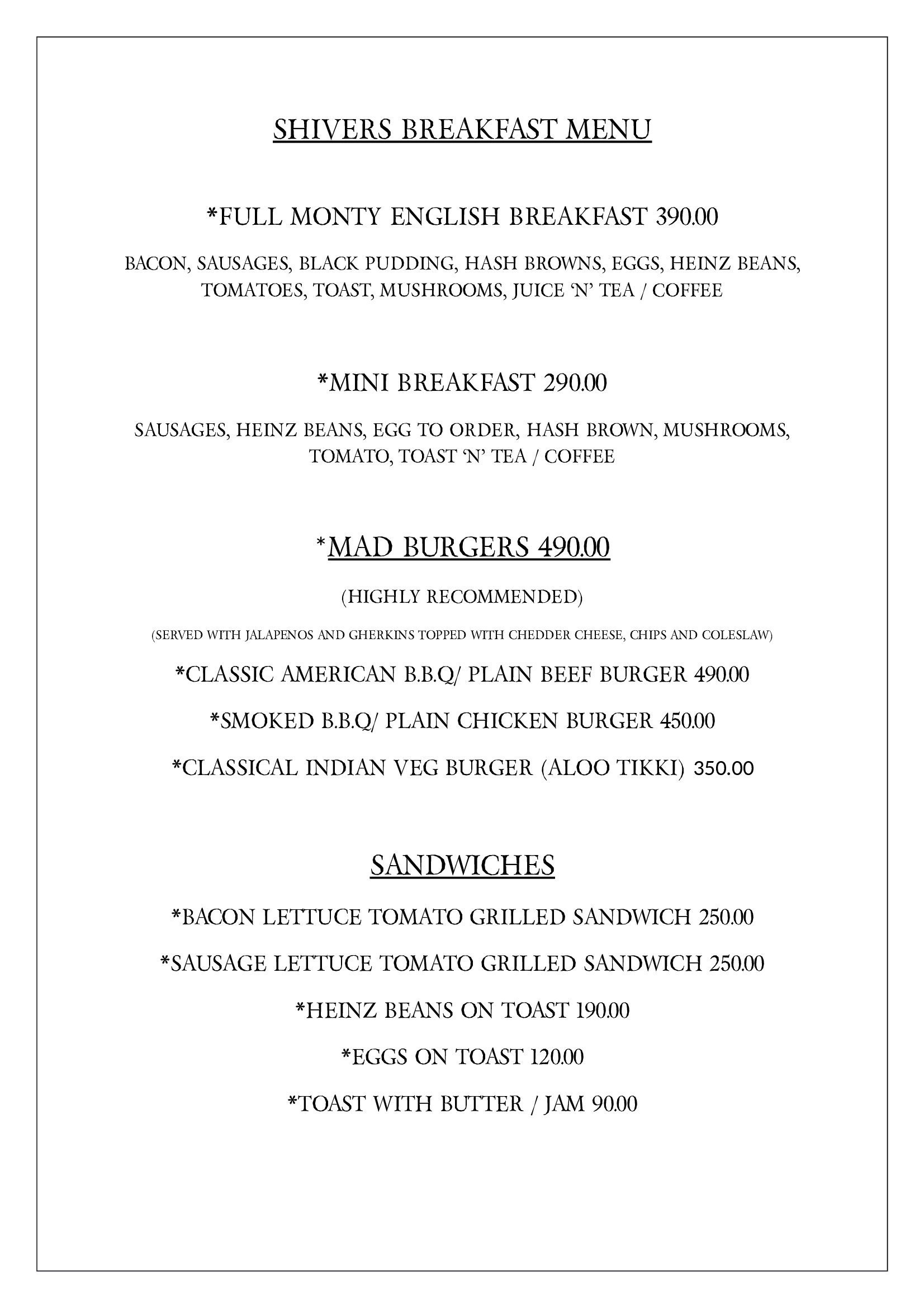 Shivers Garden Restaurant - Candolim - Goa image 19