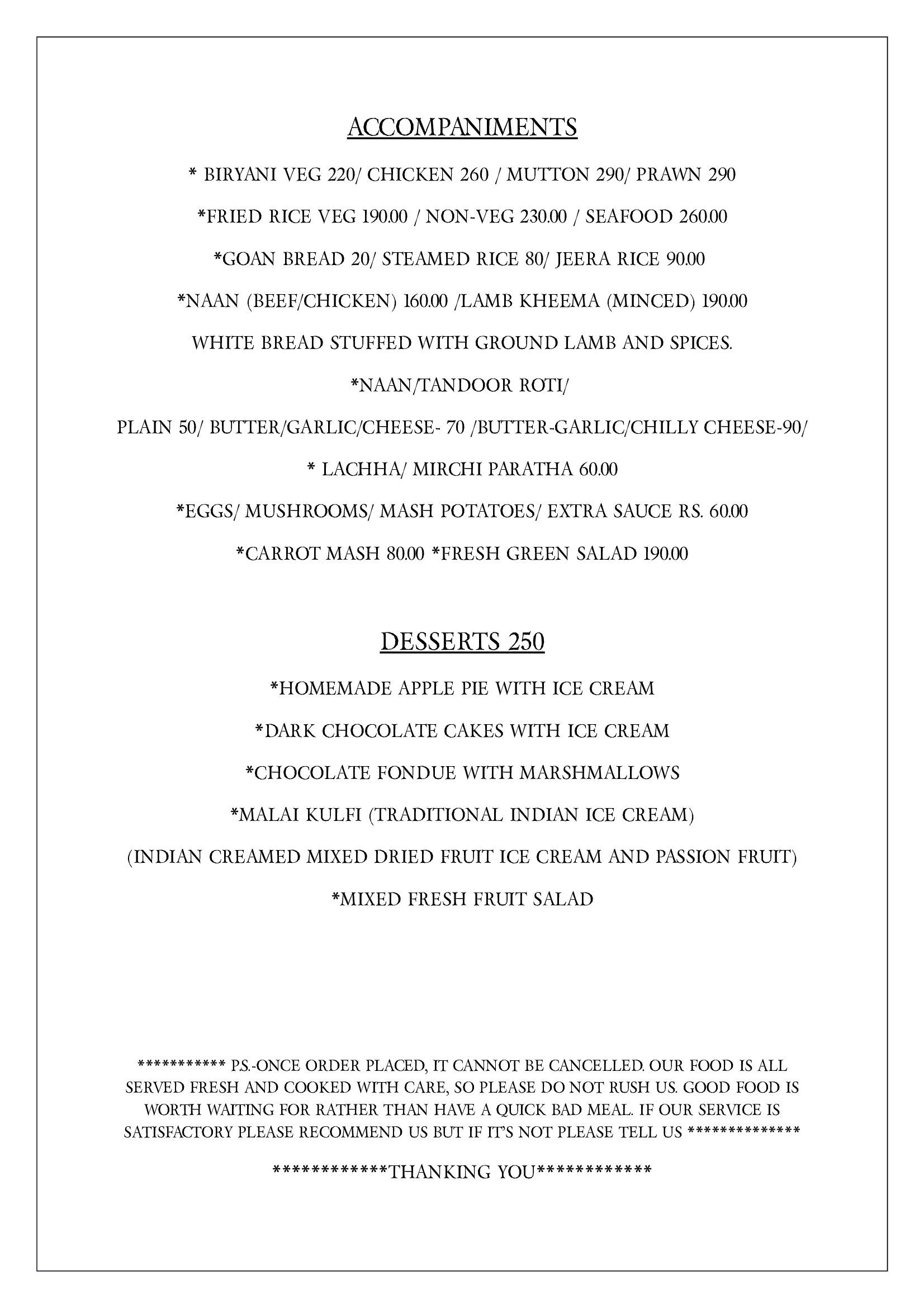 Shivers Garden Restaurant - Candolim - Goa image 12